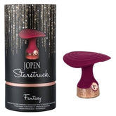 Jopen Starstruck Fantasy Burgundy Silicone Handheld Massager with Glitter Base and 35 Vibration Functions Vibrators - G Spot